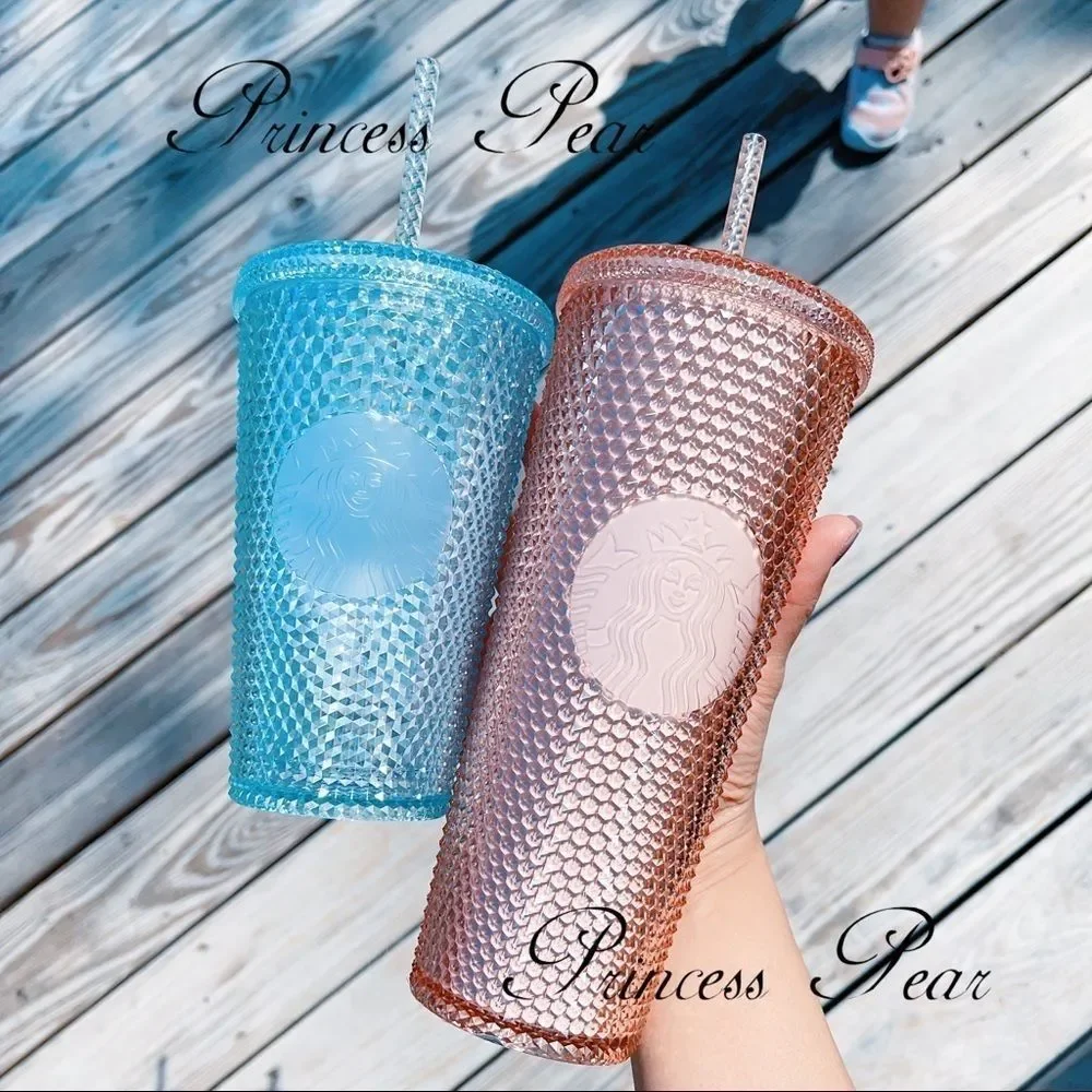 Starbucks Pale rose & Icy Blue Studded - Picture 5 of 7
